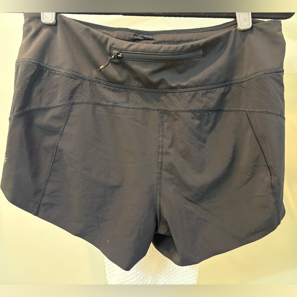 Athleta Black 3.5" Run With It Shorts